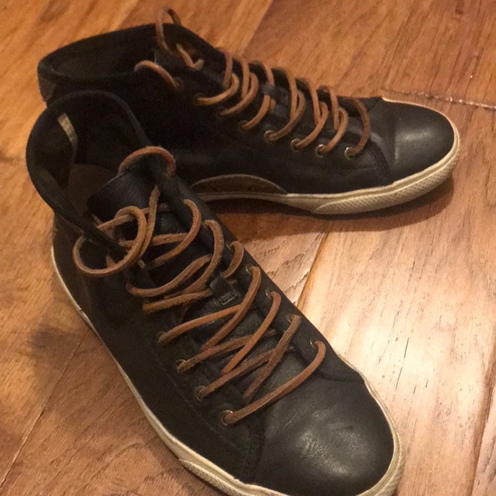 Frye Chambers Hightop leather Sneakers Size 8.5